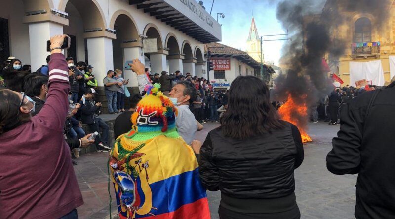 New Age Noticias - Protestas masivas en Ecuador contra la precarización y por los derechos indígenas